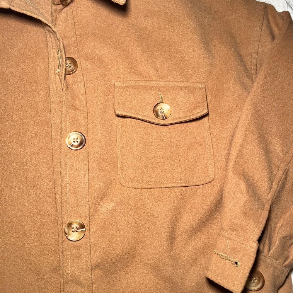 Brown Button-Up Jacket - image 2